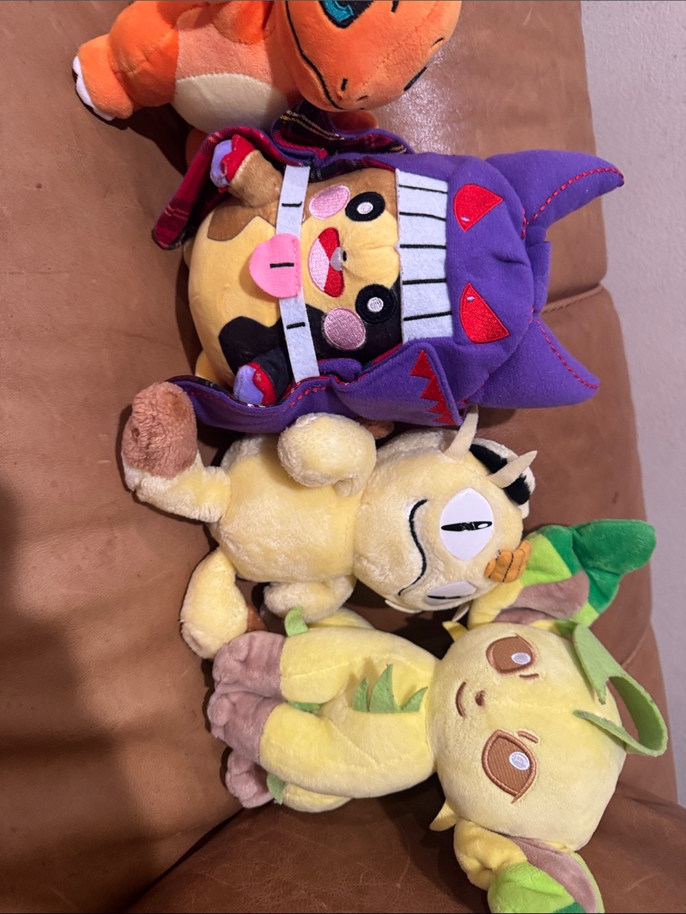Plush Pokemon-Inspired Kids Toy Set - Yellow & Purple Plush Characters